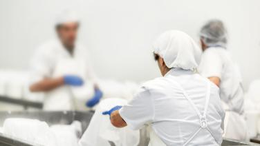 Arbeidere i osteproduksjon